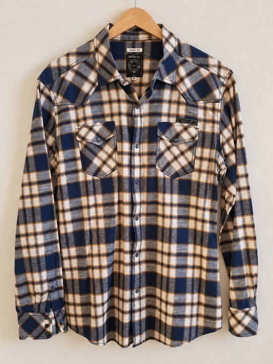 Diesel Other - Diesel Co. Plaid Western Snap Shirt Men’s M Regular Fit